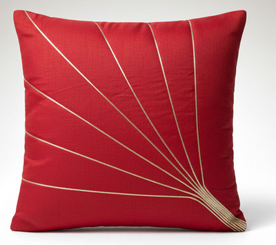 Vornexa Velvet Cushions Cover(40 cm*40 cm, Red)