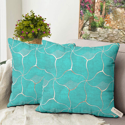 Bluegrass Velvet Cushions & Pillows Cover(50 cm*50 cm, Pack of 2, Green)