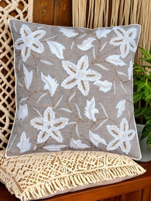 yashree Chenille Cushions & Pillows Cover(45 cm*45 cm, Multicolor)