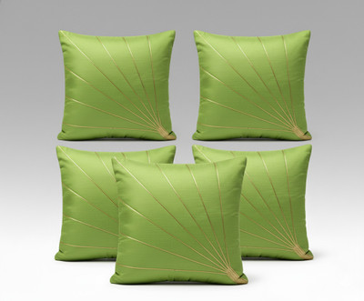 Vornexa Velvet Cushions Cover(40 cm*40 cm, Pack of 5, Green)