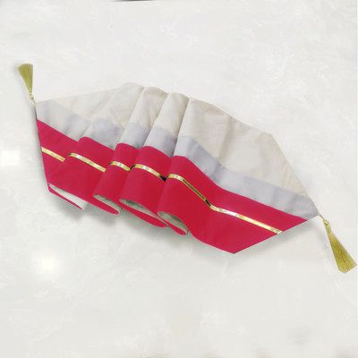 GOOD VIBES White, Pink 30 cm Table Runner(Velvet)
