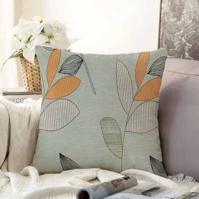 Home Stylish Cotton Cushions & Pillows Cover(40 cm*40 cm, Grey)