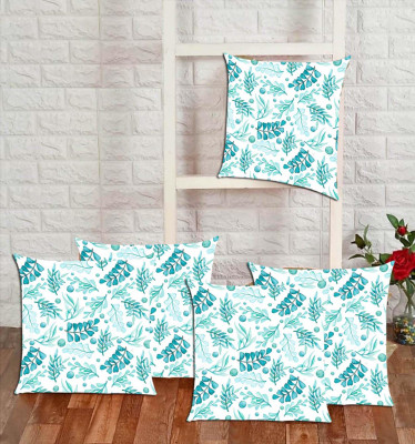 Abhsant Jute Cushions Cover(Pack of 5, 40 cm*40 cm, Green)