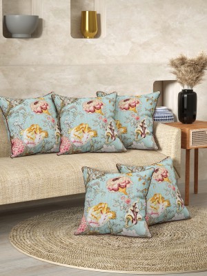 EasyGoods Floral Cushions & Pillows Cover(Pack of 5, 40 cm*40 cm, Multicolor)
