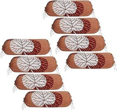 KUBER INDUSTRIES Cotton Bolsters Cover(Pack of 6, 81 cm*41 cm, Brown)