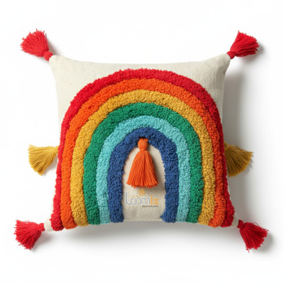 Loomix Cotton Cushions & Pillows Cover(40 cm*40 cm, Pack of 2, Multicolor)