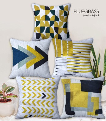 Bluegrass 3D Printed Cushions Cover(Pack of 5, 50 cm*50 cm, Multicolor)