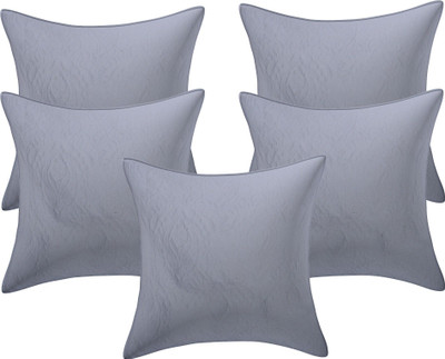 Go Texstylers Jacquard Cushions & Pillows Cover(40 cm*40 cm, Pack of 5, White)