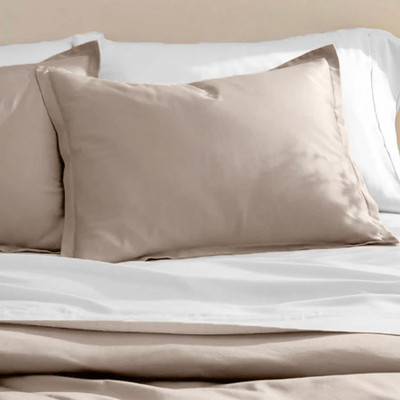 SleepyCat Cotton Pillows Cover(45.72 cm*71.12 cm, Pack of 2, Grey)