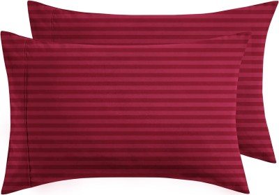 BSB HOME Printed Pillows Cover(Pack of 6, 75 cm*50 cm, Maroon)