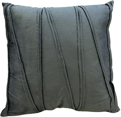 A&A Fabrics Polyester, Velvet Cushions & Pillows Cover(45.72 cm*45.72 cm, Grey)