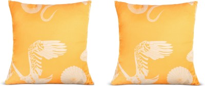 TURIENT Satin Cushions & Pillows Cover(Pack of 2, 40 cm*40 cm, Yellow)