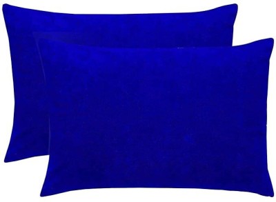 GADDA CO Cotton Pillows Cover(Pack of 2, 46 cm*72 cm, Blue)