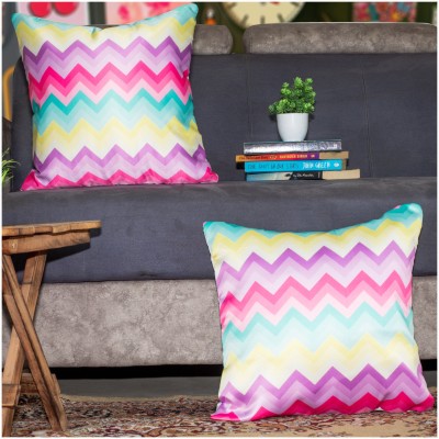 Vendola Satin Cushions Cover(Pack of 2, 30.48 cm*30.48 cm, Multicolor)