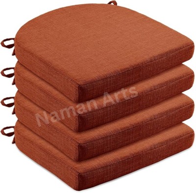 Naman Arts Polycotton Cushions Cover(Pack of 4, 40.64 cm*40.64 cm, Orange)