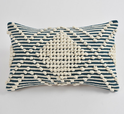 TAMANATEXTILES Cotton Cushions Cover(40 cm*40 cm, Pack of 2, Light Blue)