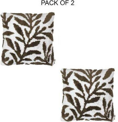 Nipun International Polyester Cushions Cover(40.64 cm*40.64 cm, Pack of 2, Multicolor)