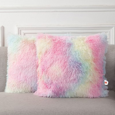 Wondershala Self Design Cushions Cover(Pack of 2, 40 cm*40 cm, Multicolor)