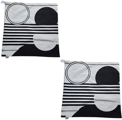 dabra Cotton Cushions & Pillows Cover(45 cm*45 cm, Pack of 2, Red)