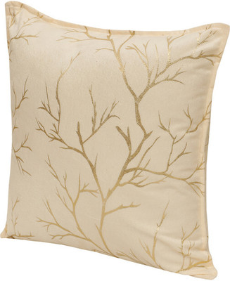 THE CONVERSION Velvet Cushions Cover(Pack of 2, 40 cm*40 cm, Cream)