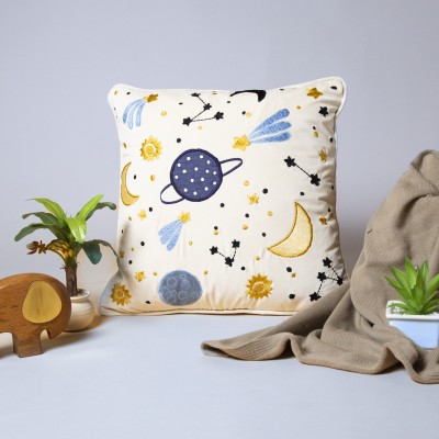 CHANN STUDIO Velvet Cushions Cover(46 cm*46 cm, White)