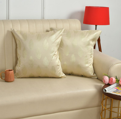 YW Yahwey Velvet Cushions Cover(60.96 cm*60.96 cm, Pack of 2, Beige)