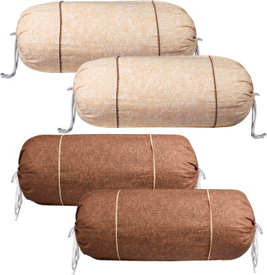 KUBER INDUSTRIES Cotton Bolsters Cover(Pack of 4, 40 cm*80 cm, Multicolor)