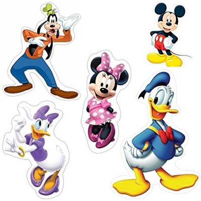 Pretty UR Party Mickey Mouse Paper Cutouts for Birthday Parties, Party Supplies Decoration Paper Cut-outs(10)