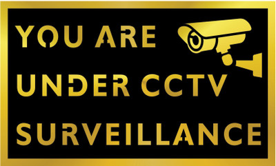 Woxour Enterprise CCTV SURVEILLANCE Emergency Sign