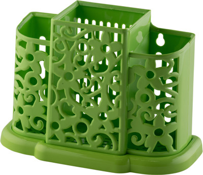 Cwd Empty Cutlery Holder Case(GREEN  Holds 15 Pieces)