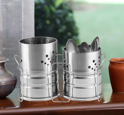 Wiretail Empty Cutlery Holder Case(sliver  Holds 1 Pieces)