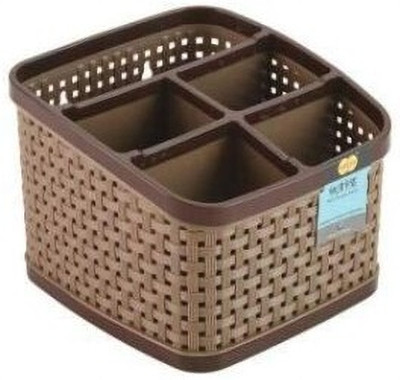 Veeram Empty Cutlery Holder Case(Brown, Multicolor  Holds 30 Pieces)