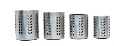 Revv Up Empty Cutlery Holder Case(Silver  Holds 30 Pieces)