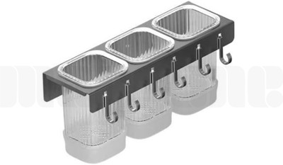 Marrone Empty Cutlery Holder Case(Grey  Holds 60 Pieces)