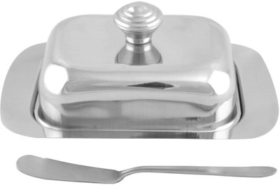 Homescapes Empty Cutlery Box Case(SILVER  Holds 1 Pieces)