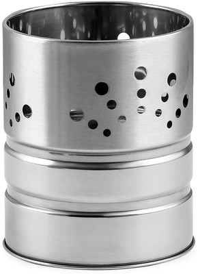 ZEVORA Empty Cutlery Holder Case(Silver  Holds 24 Pieces)