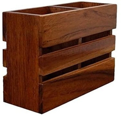 Desiree Empty Cutlery Box Case(Brown  Holds 1 Pieces)