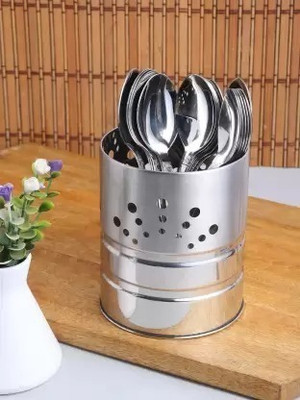 LSARI Empty Cutlery Holder Case(Silver  Holds 48 Pieces)