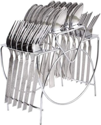 M R S INDUSTRIES Empty Cutlery Holder Case(Sliver  Holds 24 Pieces)