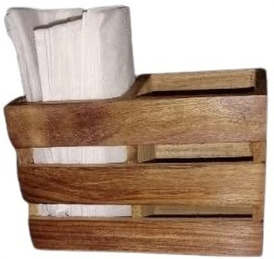 Shelter Empty Cutlery Box Case(Brown  Holds 12 Pieces)