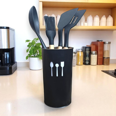 frogtail Empty Cutlery Holder Case(black  Holds 24 Pieces)