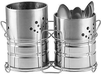 Altron Empty Cutlery Holder Case(Silver  Holds 80 Pieces)