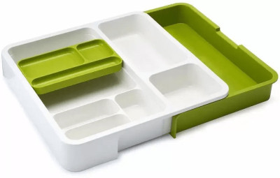 The Electra Empty Cutlery Box Case(WHITE  Holds 30 Pieces)
