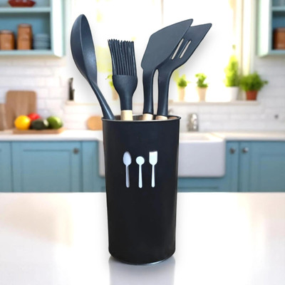 frogtail Empty Cutlery Holder Case(black  Holds 24 Pieces)