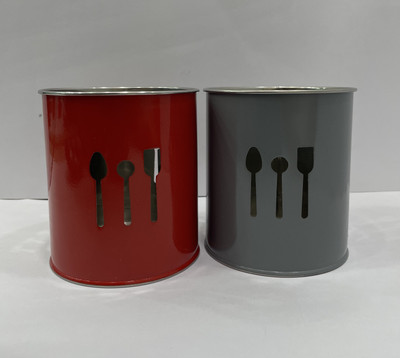 MINDKING Empty Cutlery Holder Case(RED/GREY  Holds 30 Pieces)