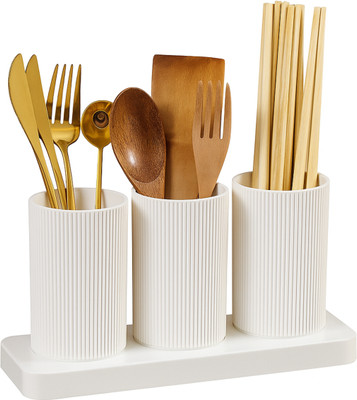 Somnath India Empty Cutlery Holder Case(White  Holds 1 Pieces)