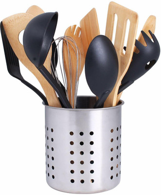 MAMOIR Empty Cutlery Holder Case(Silver  Holds 60 Pieces)