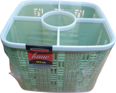 PuthaK Empty Cutlery Holder Case(Green  Holds 50 Pieces)