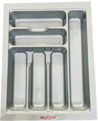 ALKOS Empty Cutlery Box Case(Grey  Holds 30 Pieces)