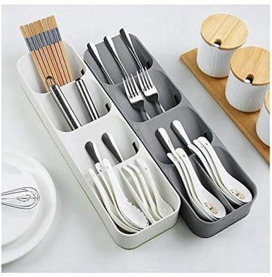 PITRU VENTURE Empty Cutlery Box Case(GREY  Holds 40 Pieces)